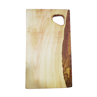 Tabla Roble Cocina Gourmet 40x23 Cm Con Ranura Artesanal