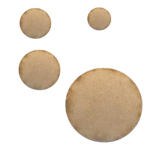 Círculos MDF 3mm varias medidas