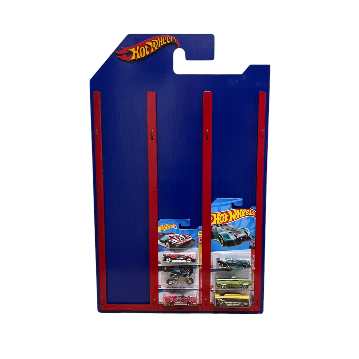 REPISA AUTOS HOTWHEELS PARA BLISTER AZUL