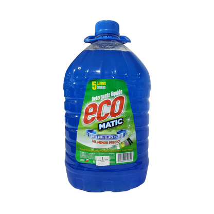 Ecomatic economico 5L Limpieza Imbatible y Ahorro para tu Ropa Blanca y de Color