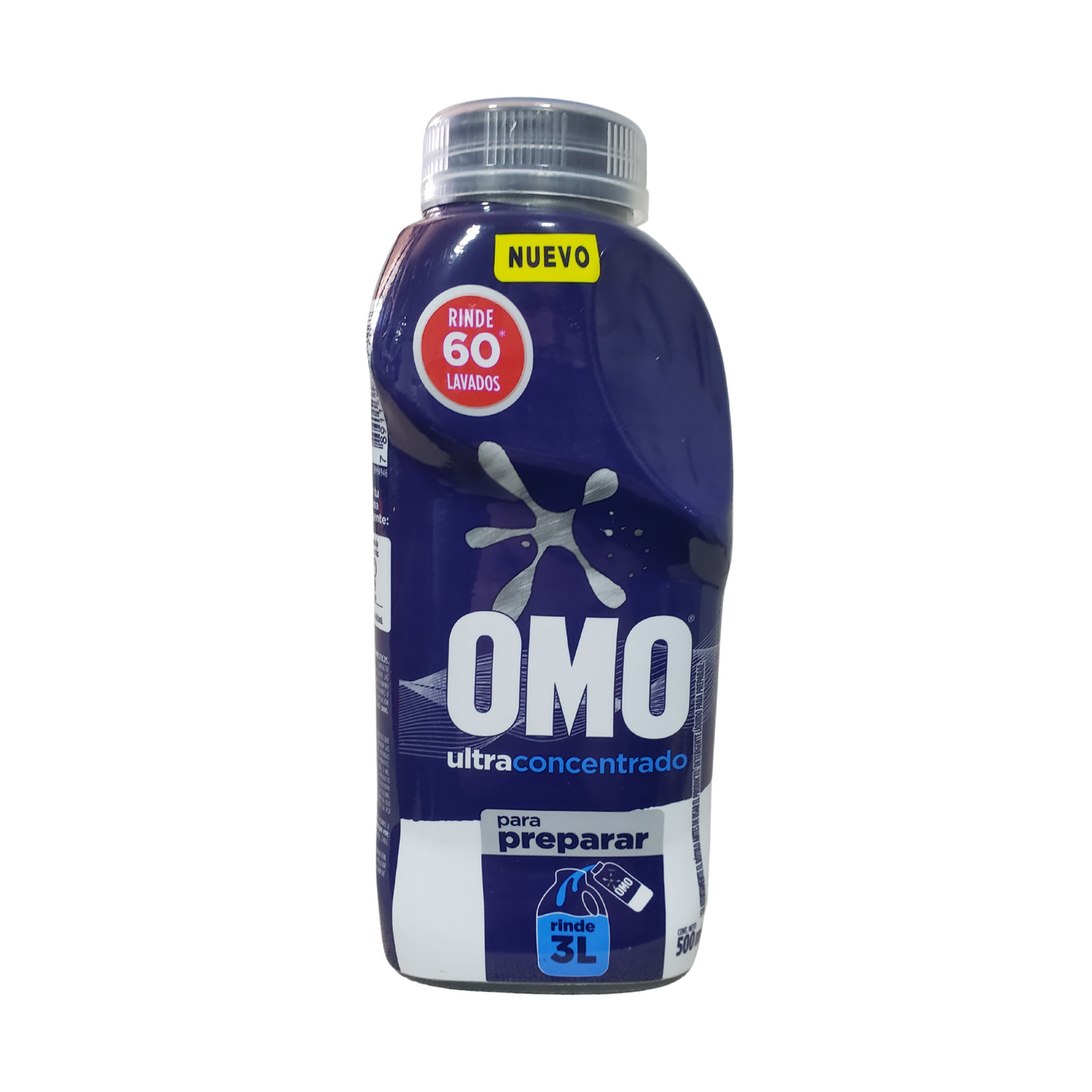 Detergente Para Diluir Omo 500ml Rinde 60 Lavados