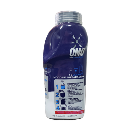 Detergente Para Diluir Omo 500ml Rinde 60 Lavados