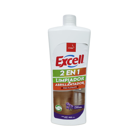 Limpiador Y Abrillantador 2 En 1 Excell 900ml Pisos Flotante