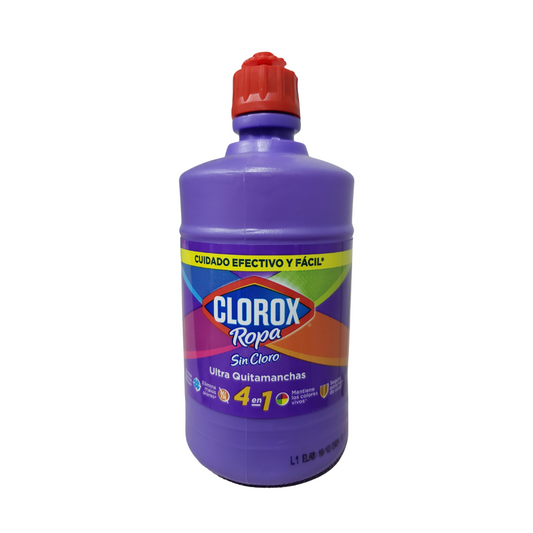 Clorox Ropa Sin Cloro 370g Ultra Quitamanchas para Ropa Impecable