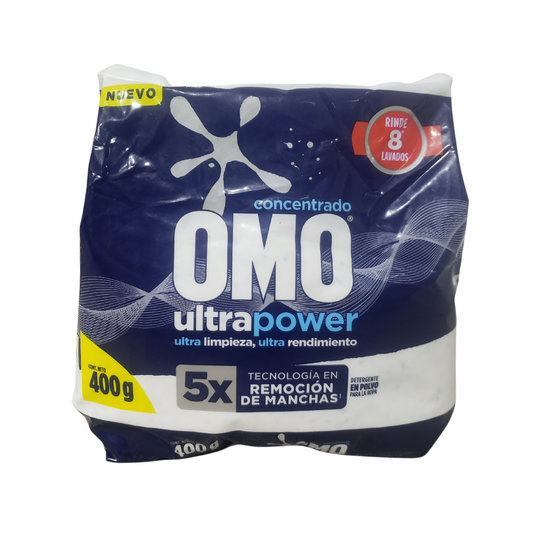 Detergente Omo En Polvo 400g Ultrapower