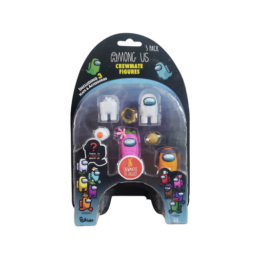 Pack 5 Figuras Among Us Con Accesorios Juguete Coleccionable