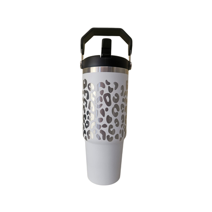 Vasos Térmicos 900ml Grabado Láser Animal Print | Acero Inoxidable