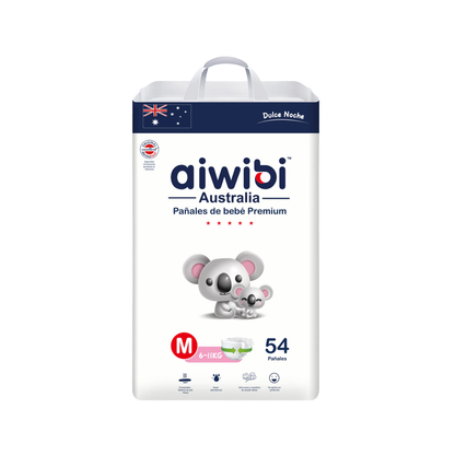 Pack 2 Pañales Aiwibi Dulce Noche Talla M