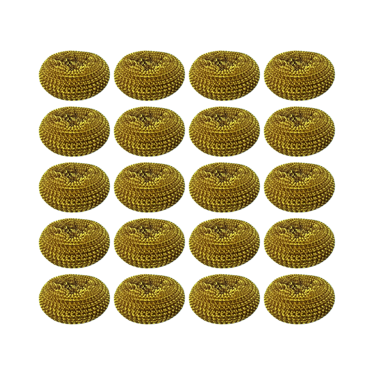 Pack 20 Virutillas Espiral  Doradas  | Ideal para Ollas, Vidrios y Utensilios