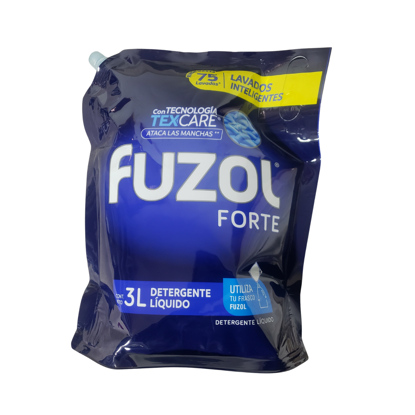 Detergente Liquido Fuzol Forte Doypack Recarga 3lt