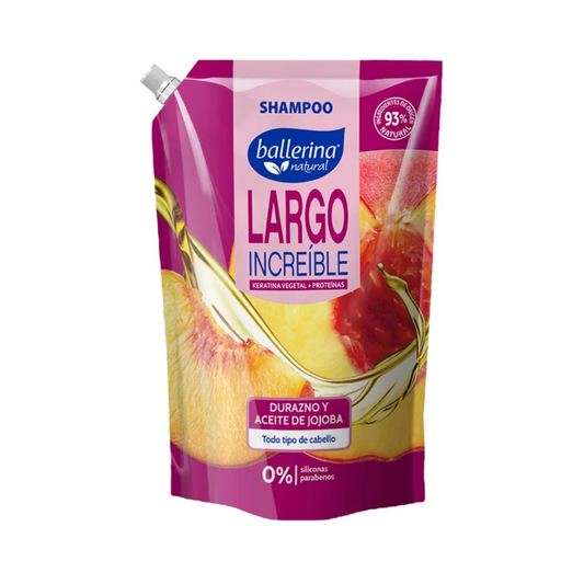 Colección de Shampoos Ballerina Nutrición, frescura y suavidad natural 750ml