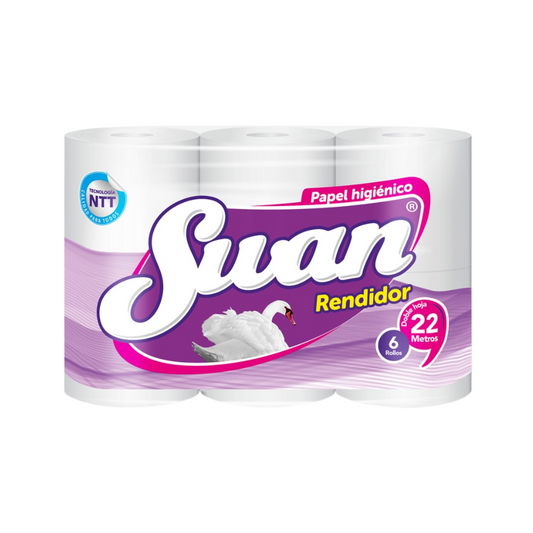 Papel Higiénico Swan Rendidor 6 Rollos De 20mts