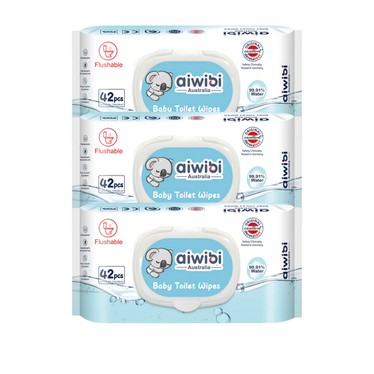 Pack 3 Toallitas Húmedas Aiwibi  Biodegradables.