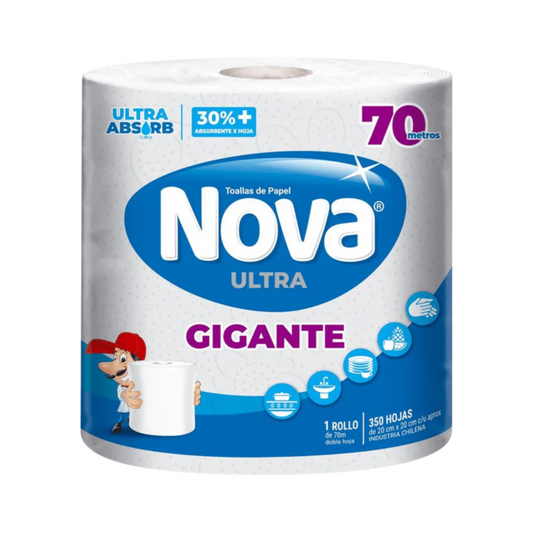 Toalla De Papel Nova Ultra Gigante 70m