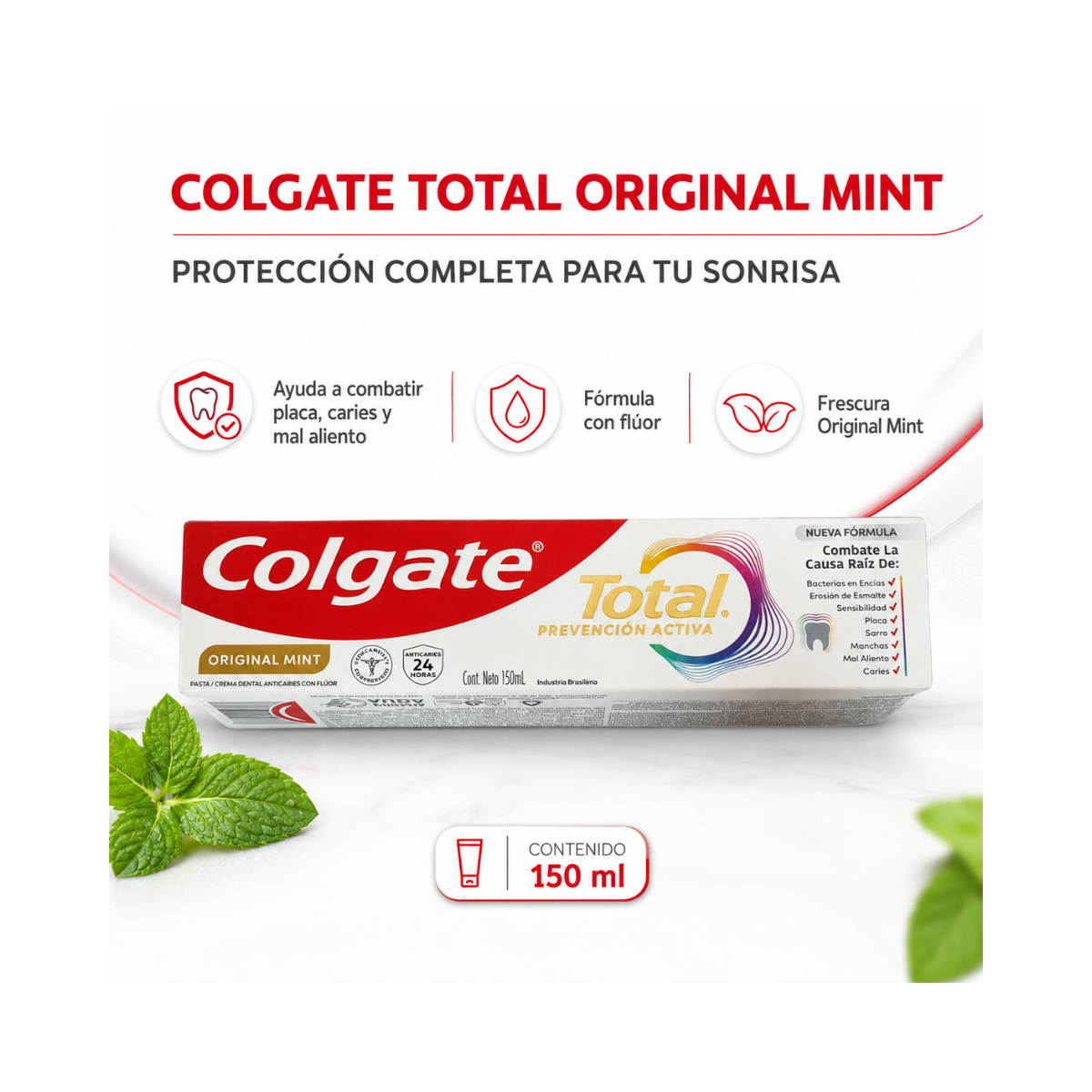 Pasta Dental Colgate Original Mint 150ml