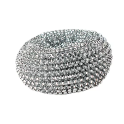 Pack 10 Virutillas Espiral Plateada | Ideal para Ollas, Vidrios y Utensilios