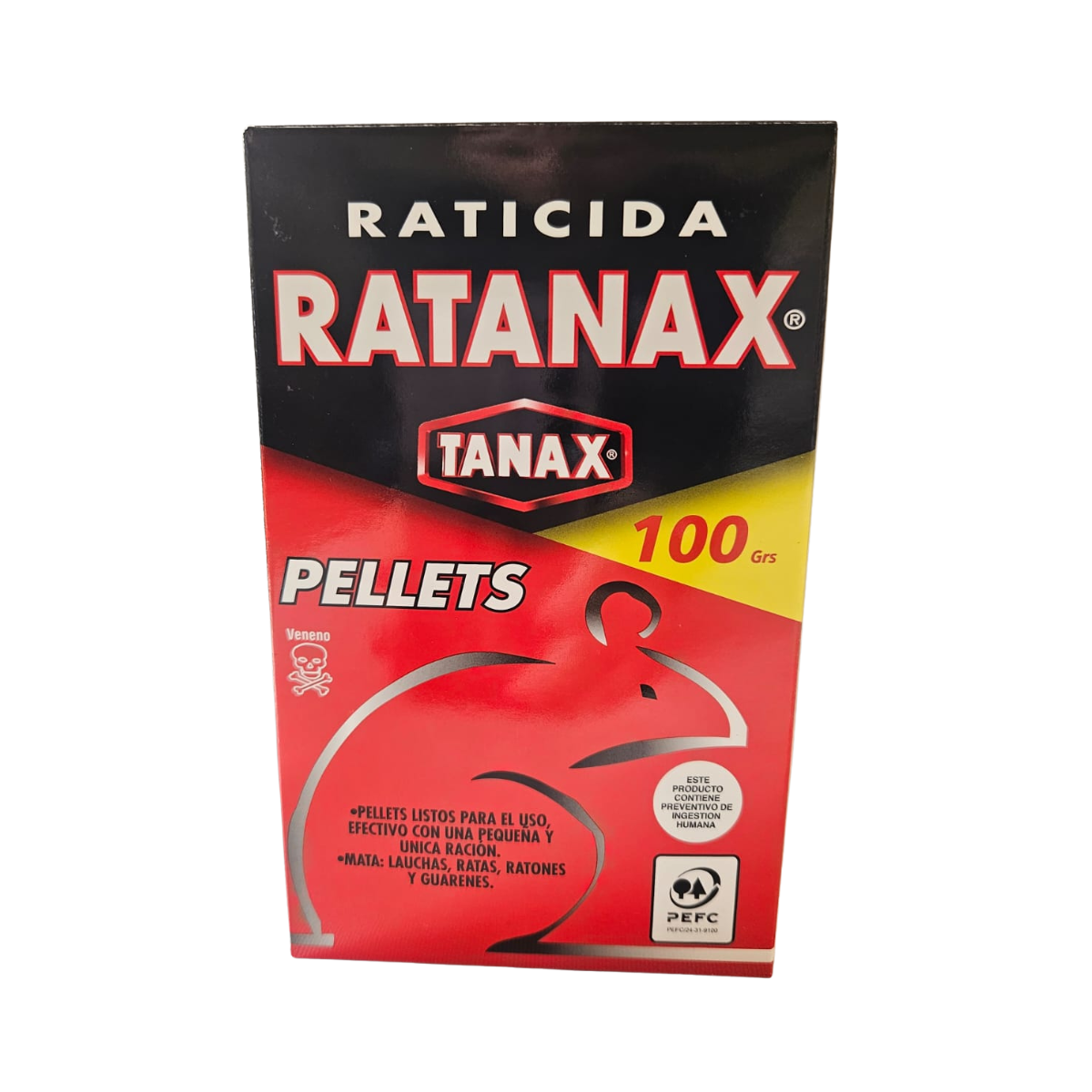 Pellet para ratones Ratanax , control de plagas 100gr