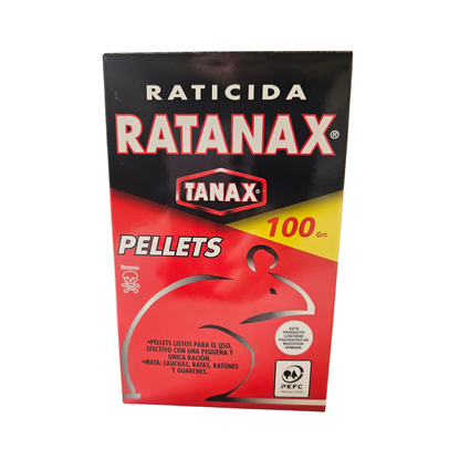 Pellet para ratones Ratanax , control de plagas 100gr