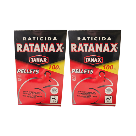 Pack 2 Pellet para Ratones , Control de plagas 100gr