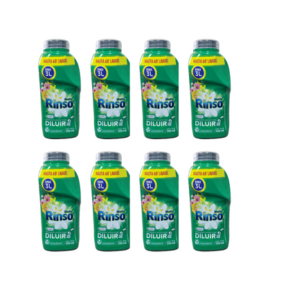Detergente Liquido Rinso Pack 8 Unidades De 500 Ml