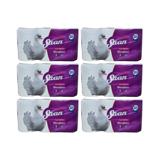 Pack 36 Rollos Papel Higiénico Swan Doble Hoja 20Mts