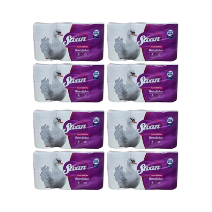 Pack 48 Rollos Papel Higiénico Swan Doble Hoja 20Mts