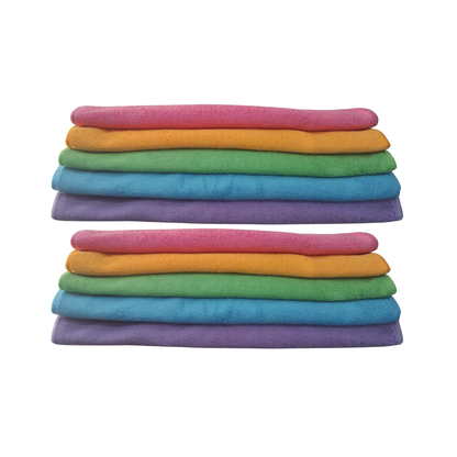 Pack 10 Traperos Microfibra 38x38 Ultra Absorbente