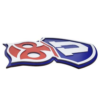 Cuadro Artesanal Universidad De Chile En Capas 48x37 Cms