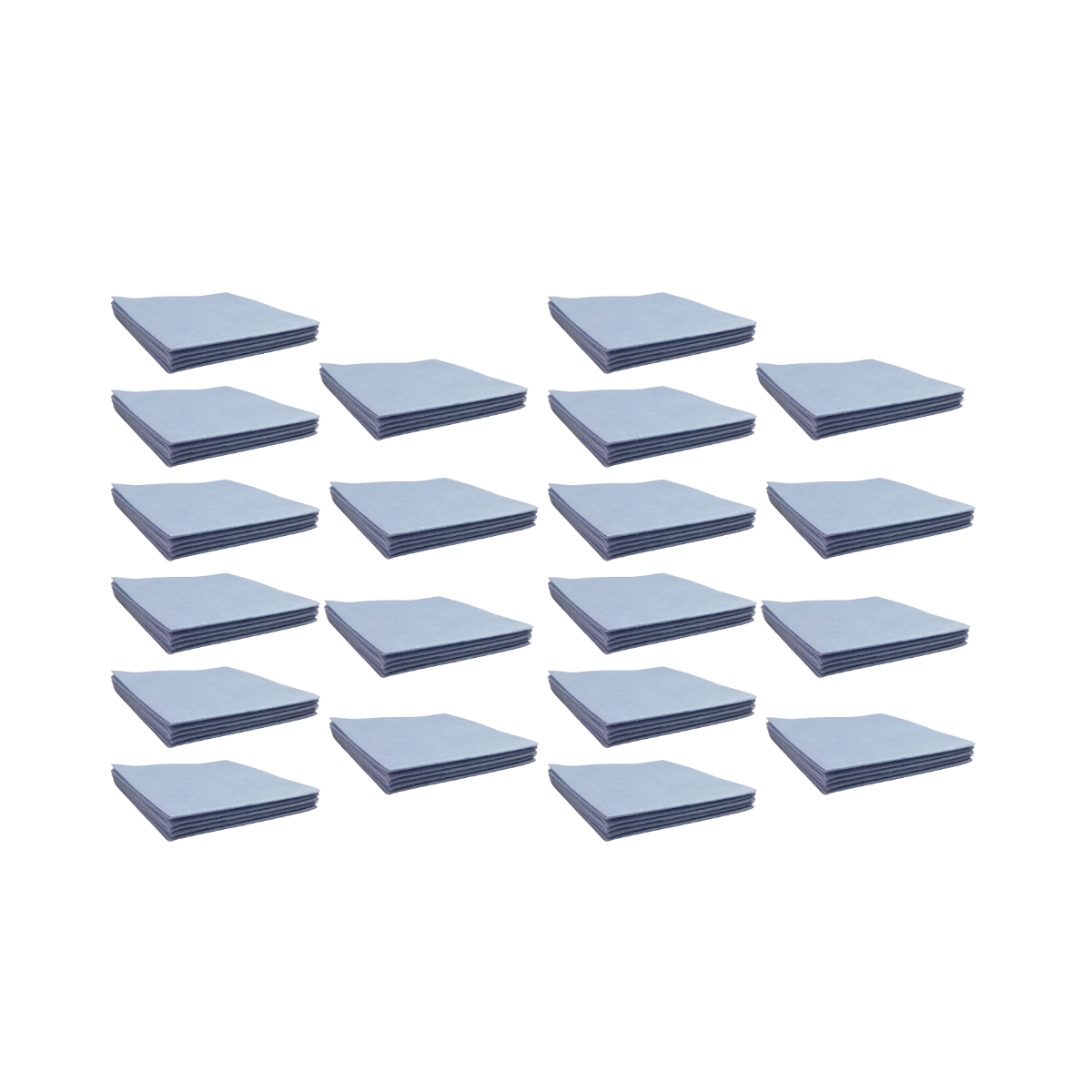 Pack 100 Paños Celestes Multiusos 38x38