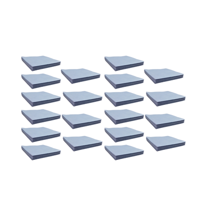 Pack 100 Paños Celestes Multiusos 38x38
