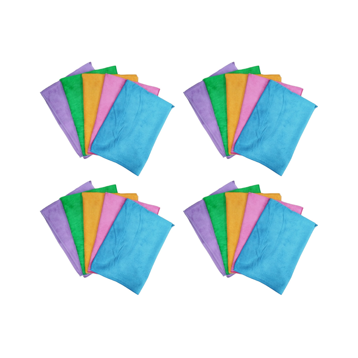 Pack 20 Traperos Microfibra con ojal 70x50 Ultra Absorbente