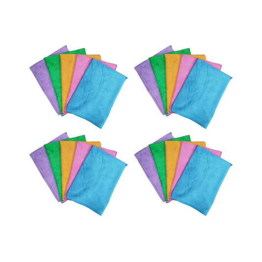 Pack 20 Traperos Microfibra con ojal 70x50 Ultra Absorbente