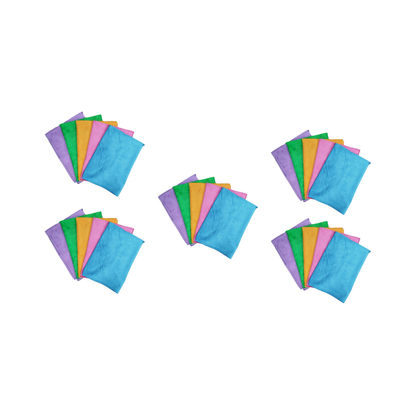 Pack 25 Traperos Microfibra con ojal 70x50 Ultra Absorbente