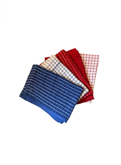 Pack 5 Paños de Cocina algodon Indio 34x48 cm