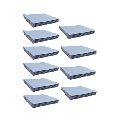 Pack 50 Paños Celestes Multiusos 38x38