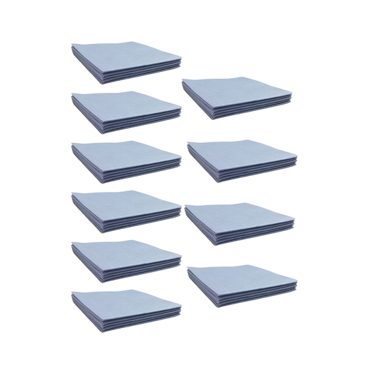 Pack 50 Paños Celestes Multiusos 38x38