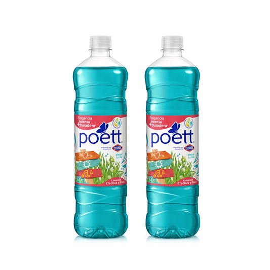 Pack 2 Limpiapisos Poett 900ml Alegra Tu Dia
