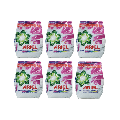 Pack 6 Detergente En Polvo Ariel Downy 400g