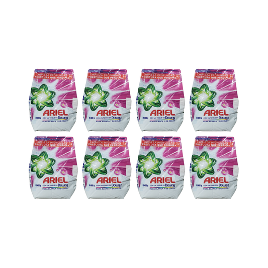 Pack 8 Detergente En Polvo Ariel Downy 400g