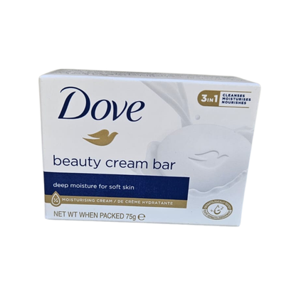 Pack  12 Jabónes Dove en Barra Beauty Cream 75g Limpieza E Hidratación