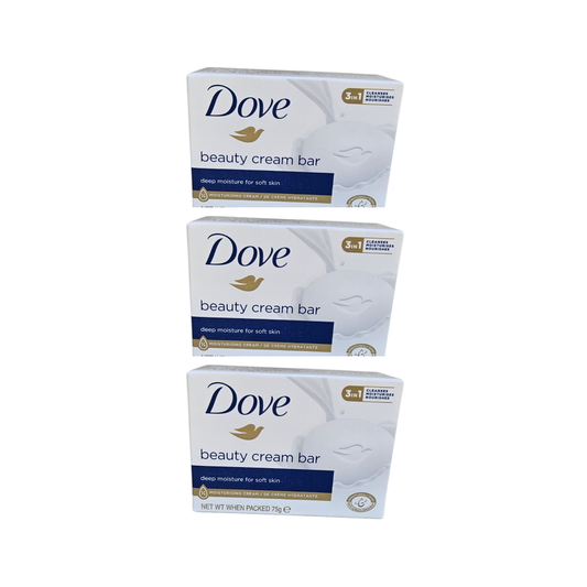 Jabón Dove 3 unidades 75g