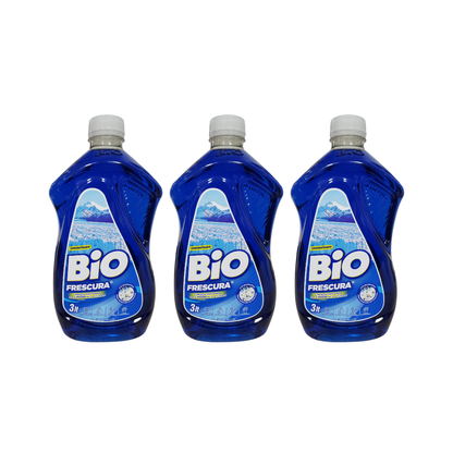 Pack 3 Detergente Liquido Bio 3lt Aroma Campos De Hielo