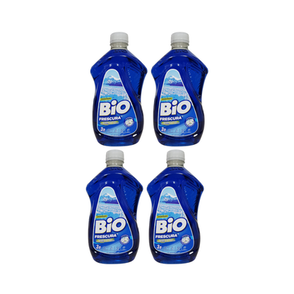 Pack 4 Detergente Liquido Bio 3lt cada uno , Aroma Campos De Hielo