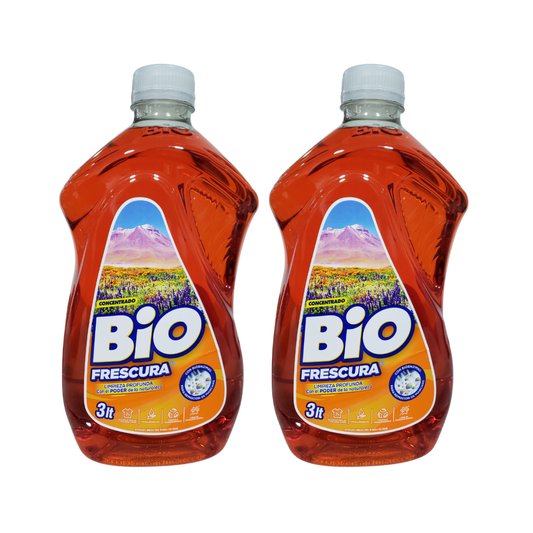 Pack 2 Detergente Liquido Bio 3lt cada uno ,  Aroma Desierto Florido