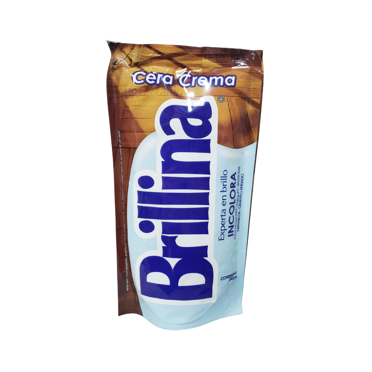 Cera en Crema Brillina Incolora Color 340ml