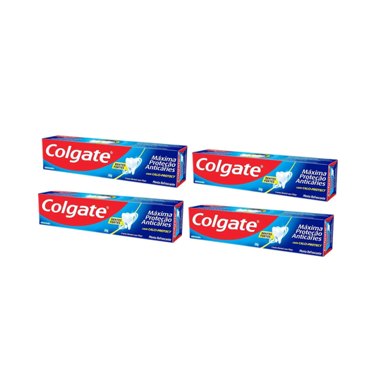 Pack 4 Pasta Dental Colgate Máxima Protección Anticarie 180g