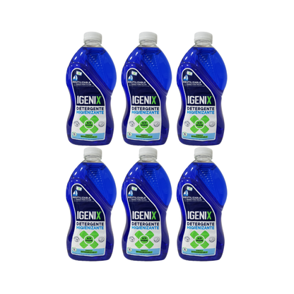 Pack 6 Detergente Líquido Igenix 3l Limpieza Y Protección