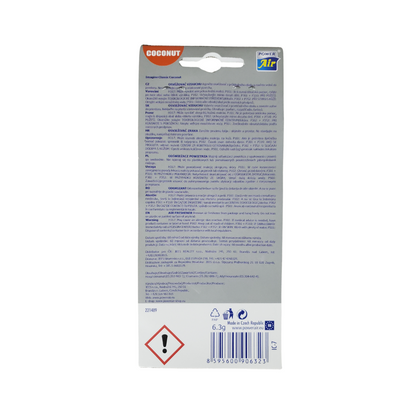 Power Air Classic Imagine – Ambientador Colgante con Aroma Coco