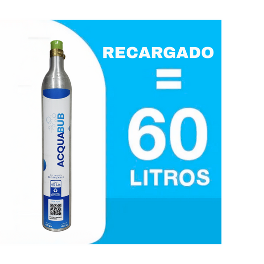 Servicio de Recarga CO₂ para Cilindro Acquabub