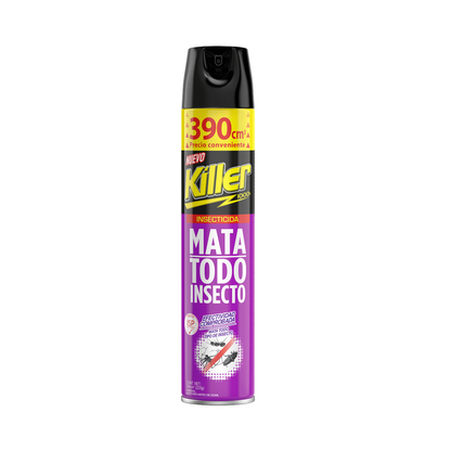 Pack 4 Killer 390cc Protección Total Que Elimina Todo Insecto